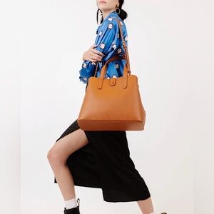 Fawn Design – The Satchel Bag in Brown – NWT